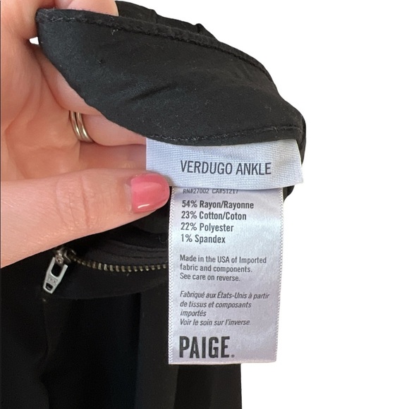 PAIGE Transcend Wyatt Ankle Lace-Up Midrise Skinny Jeans - Picture 7 of 11